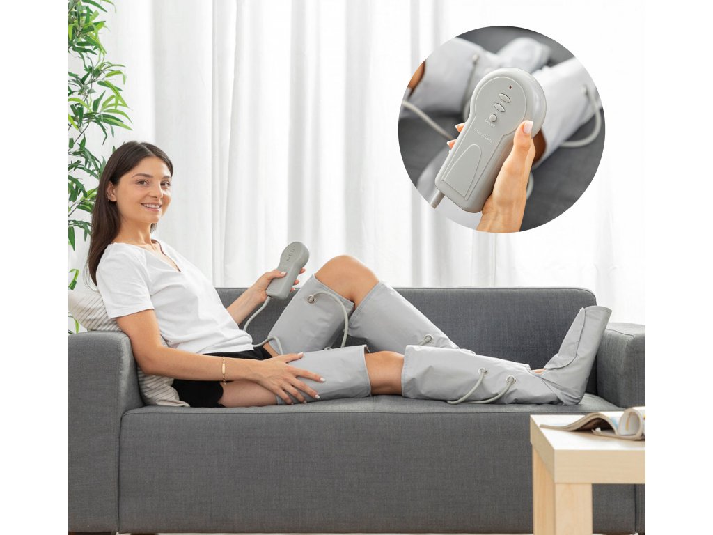 vzduchový kompresní masážní přístroj na nohy